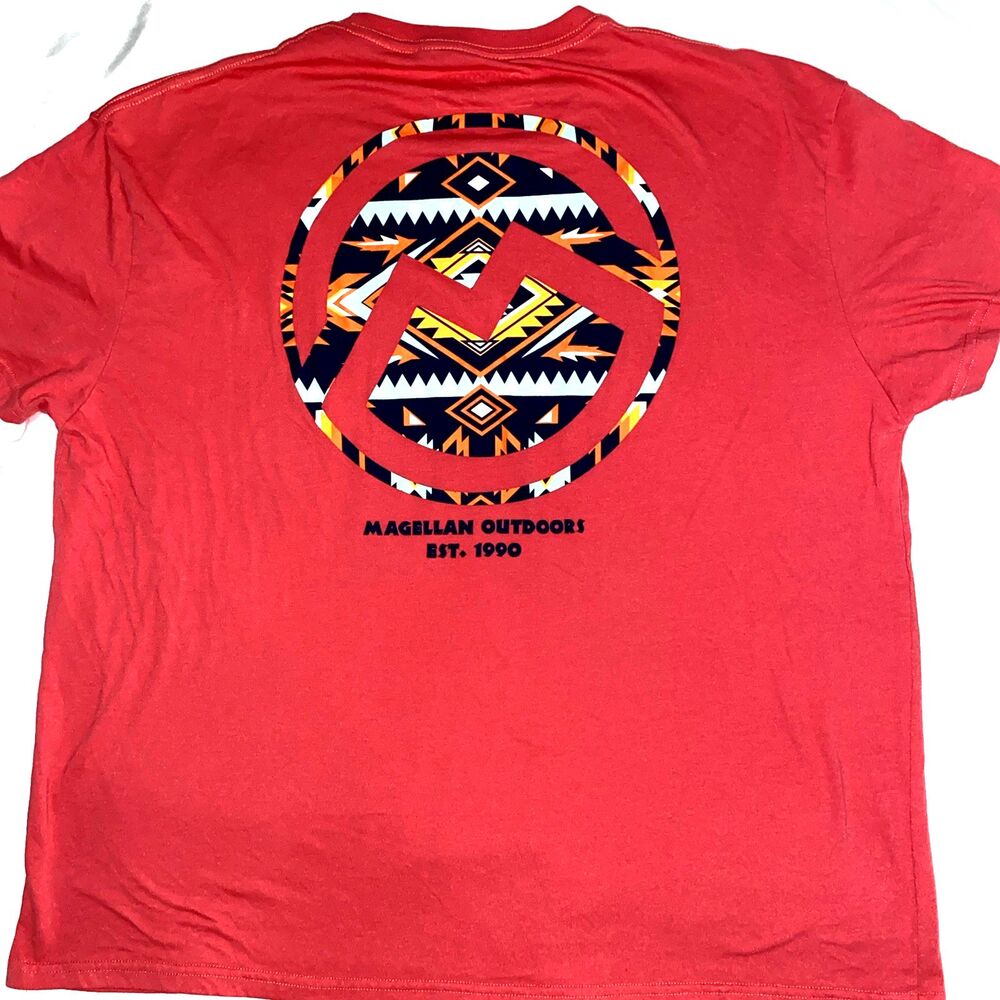 Magellan Outdoors Men’s Aztec Design Tshirt 3X